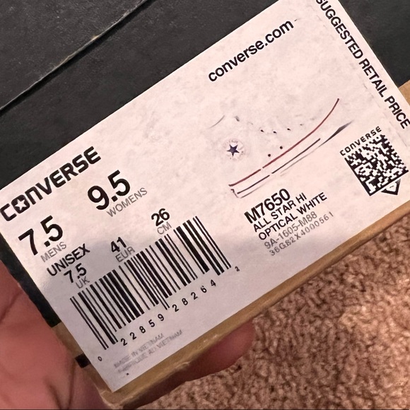 Handcrafted Redskin Football color Converse size 9.5W/7.5M - Picture 3 of 8